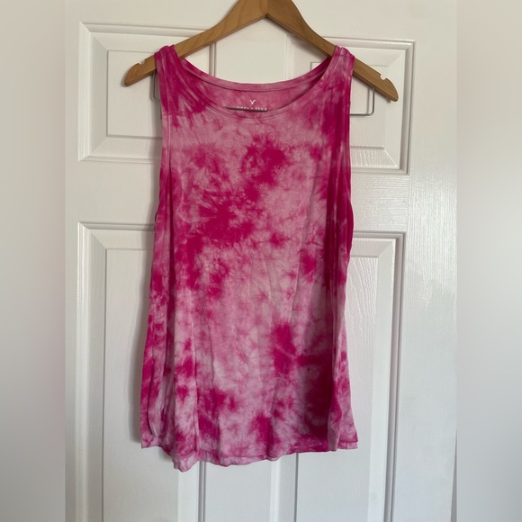 American Eagle Outfitters Tops - American Eagle Outfitters Soft & Sexy Pink Tie Dye Tank 0023